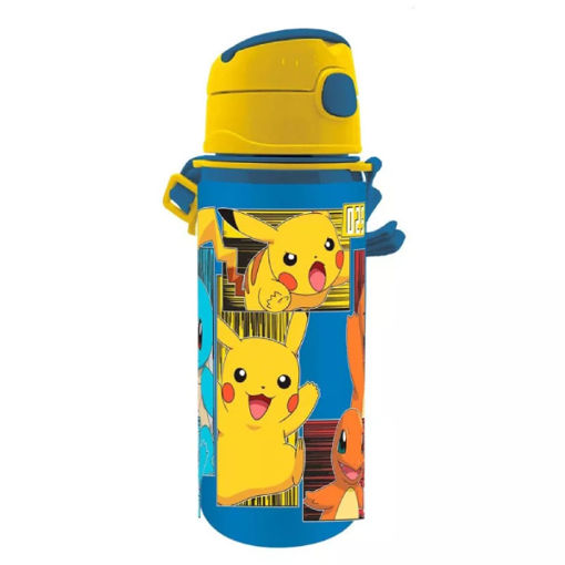 Picture of Pokémon Electric Aluminium Bottle with Strap 600ml